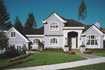exterior of multi-level home design