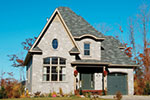 European style narrow lot house design
