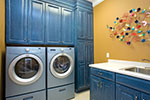 large laundry room on second floor