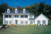 Beautiful Colonial two-story house plan