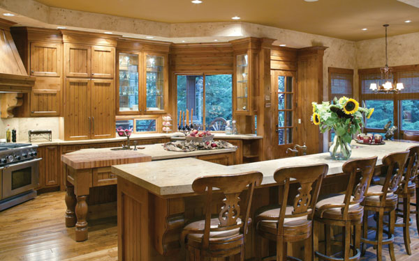 beautiful kitchen with great warmth