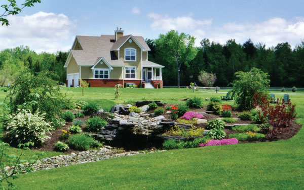 Country Homes &amp; Log Homes Landscaping - House Plans and More