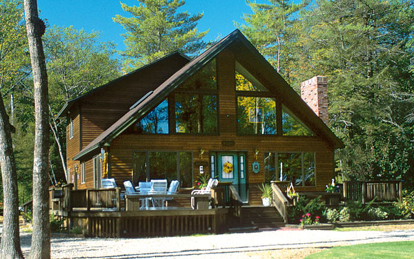 A-Frame cottage style home