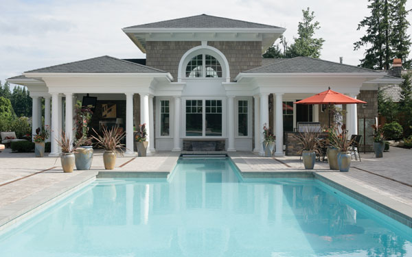 beautiful luxury home swimming pool