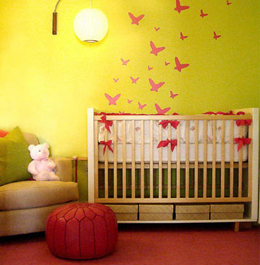 colorful baby nursery