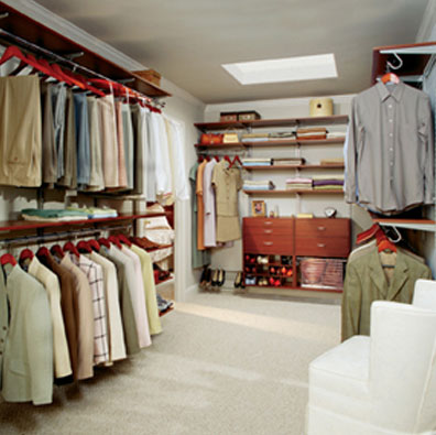 large luxury walk-in closet