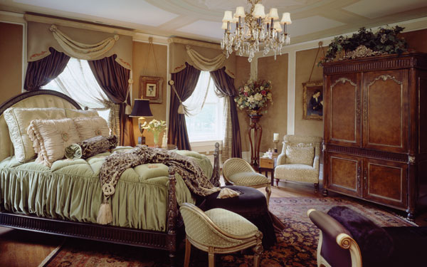 rich vintage bedroom colors