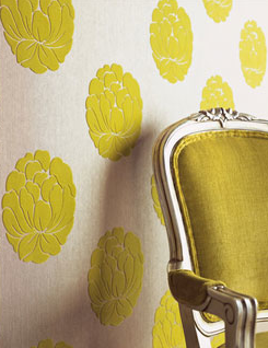 cheerful yellow wallpaper