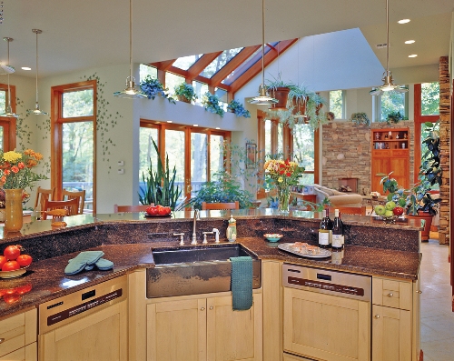 Kitchen of Featured Green Home