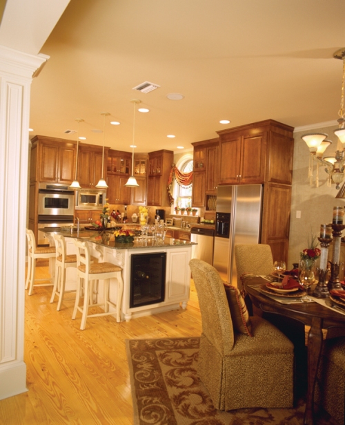 Luxury Open Floor Plan Dining Room