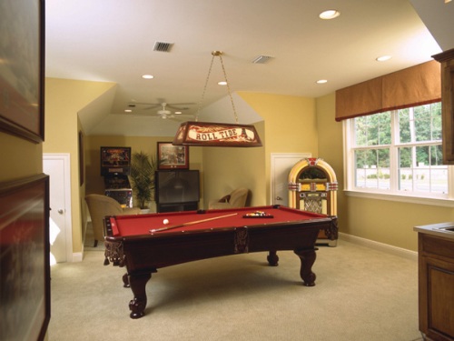 southern home with billiards room