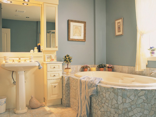 Luxury bathroom with corner tub Luxury Bathroom