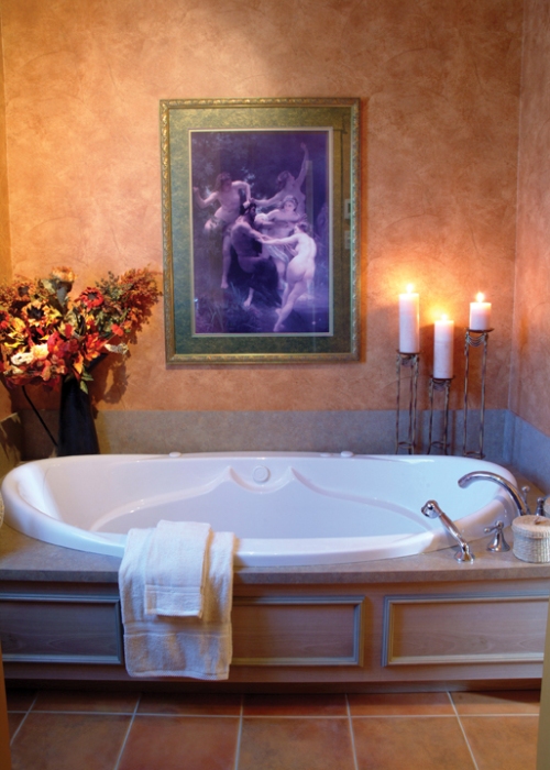 Relaxing Bathroom With Serene Colors