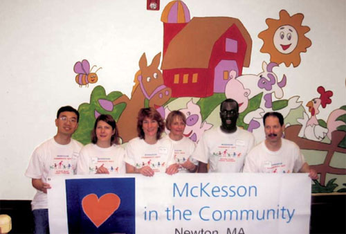 McKesson volunteers for Riverside Community Care