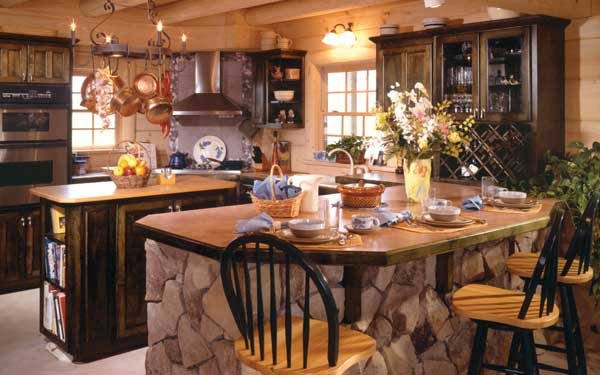 rustic country kitchen