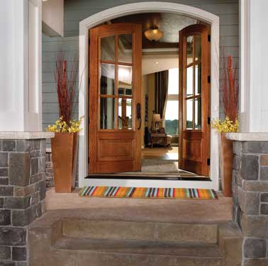 craftsman style entry door