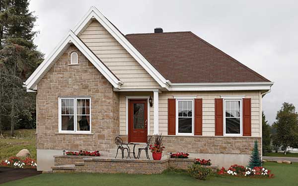 small home with great flowers small house plan with lots of flowers