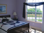 Violet Bedroom Interior Decor