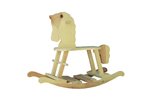 This rustic rocking horse is the perfect traditional addition to a kid's bedroom