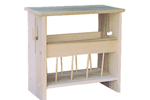 This all wood cactus magazine rack holds magazines in an organized and uncluttered way plus it would look great in a Southwestern style house plan