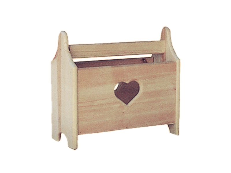 Ranch Plan Front of Home Heart Magazine Rack