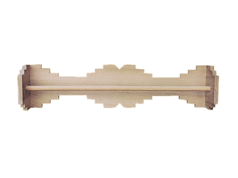 Spanish Plan Front of Home Southwestern Towel Bar