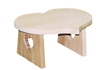 This heart-shaped stool is the perfect item for a children's bedroom