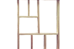 This large shadow box provides aplace for displaying collectibles 