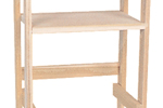 Telephone rack is great for a hallway or kitchen nook