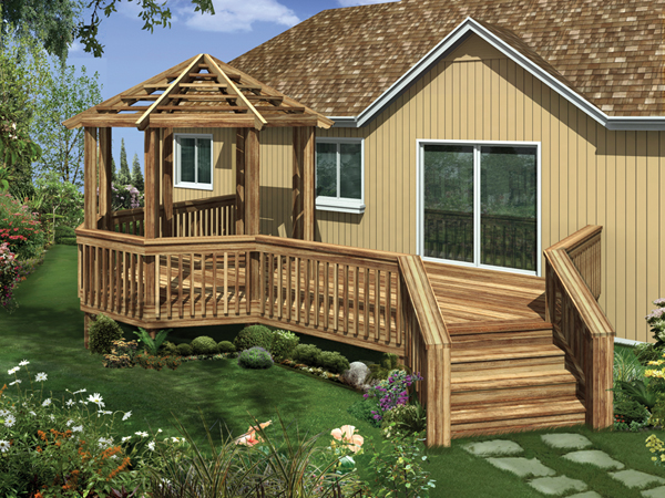 Deck with Gazebo Plans