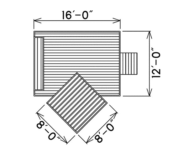 Image Of Large First Floor For House Plan 002D-3009