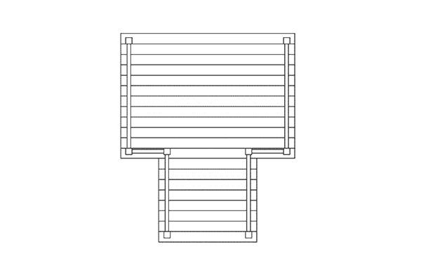 Image Of Large First Floor For House Plan 002D-3012