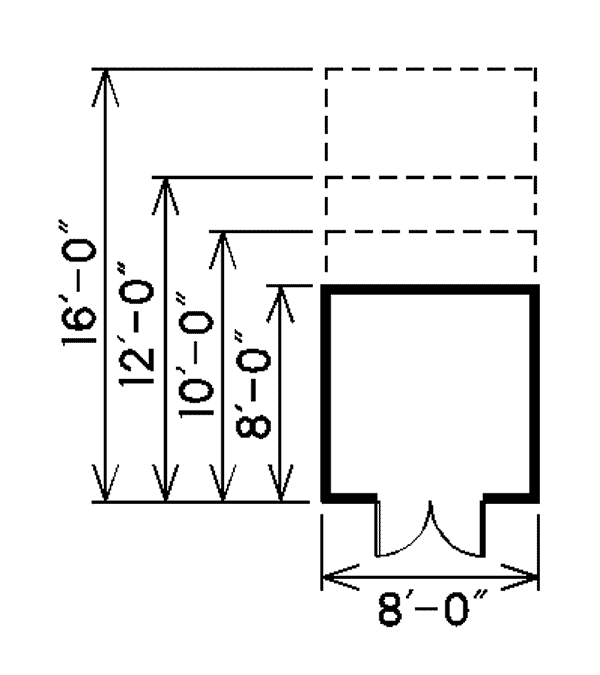 Image Of Large First Floor For House Plan 002D-4503