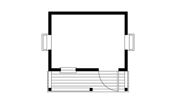 Image Of Large First Floor For House Plan 002D-4505