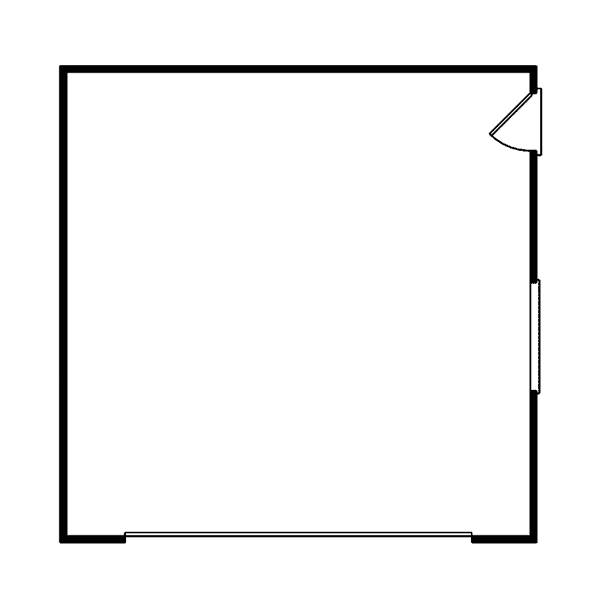Image Of Large First Floor For House Plan 002D-6012