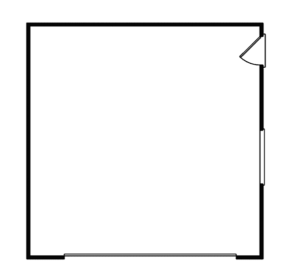 Image Of Large First Floor For House Plan 002D-6013