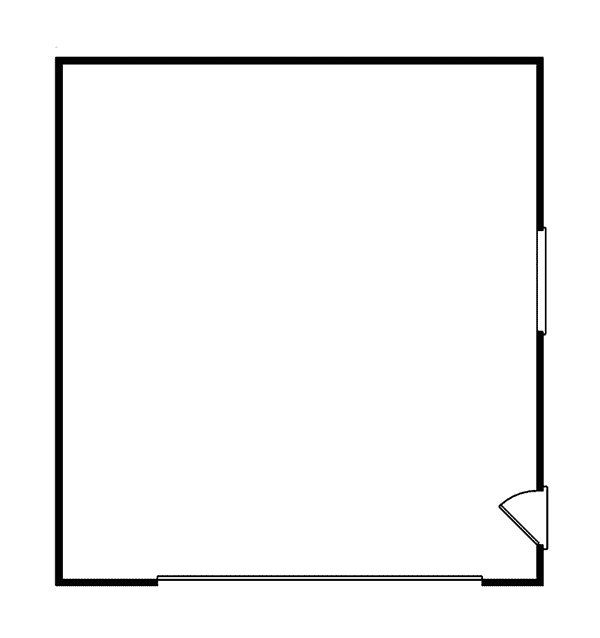 Image Of Large First Floor For House Plan 002D-6019