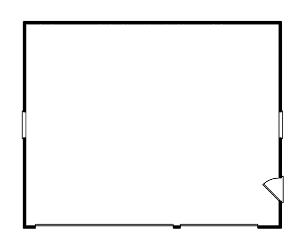 Image Of Large First Floor For House Plan 002D-6025