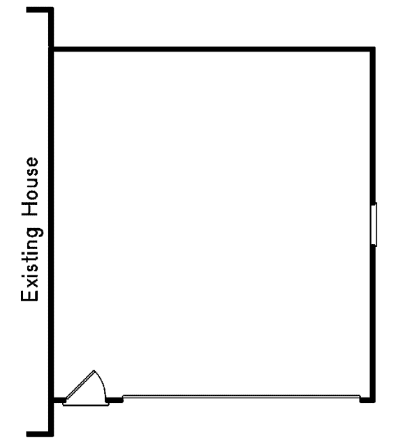 Image Of Large First Floor For House Plan 002D-6030