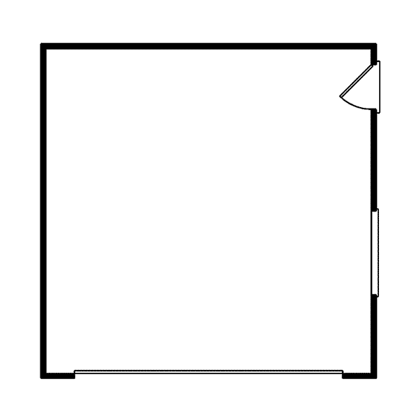 Image Of Large First Floor For House Plan 002D-6032