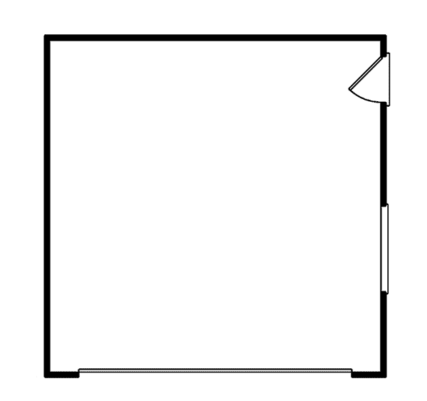 Image Of Large First Floor For House Plan 002D-6034