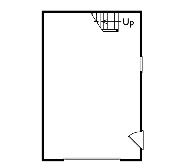 Image Of Large First Floor For House Plan 002D-6043