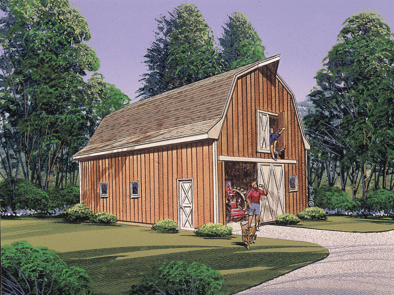 Building Plans Front of Home 002D-7501 | House Plans and More