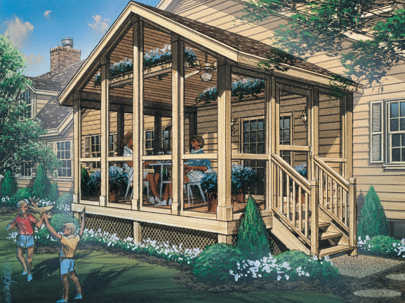 Building Plans Front of Home 002D-7502 | House Plans and More