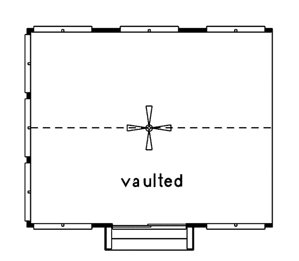 Image Of Large First Floor For House Plan 002D-7504
