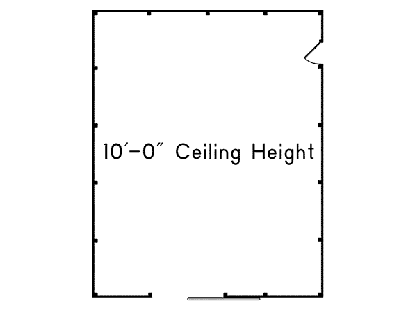Image Of Large First Floor For House Plan 002D-7506