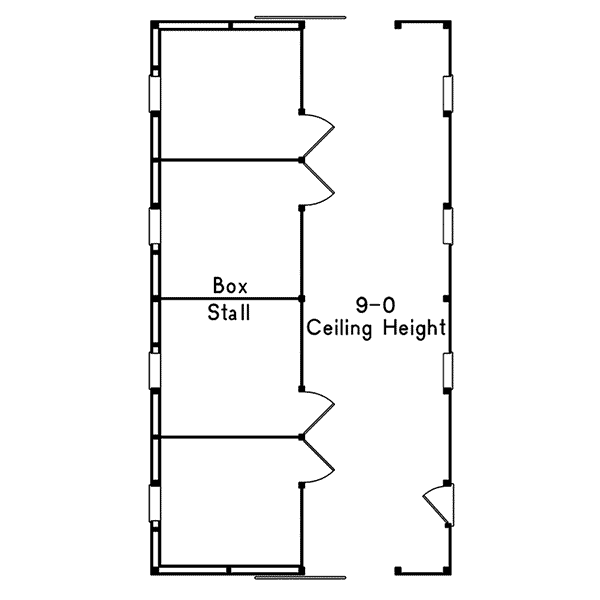 Image Of Large First Floor For House Plan 002D-7511
