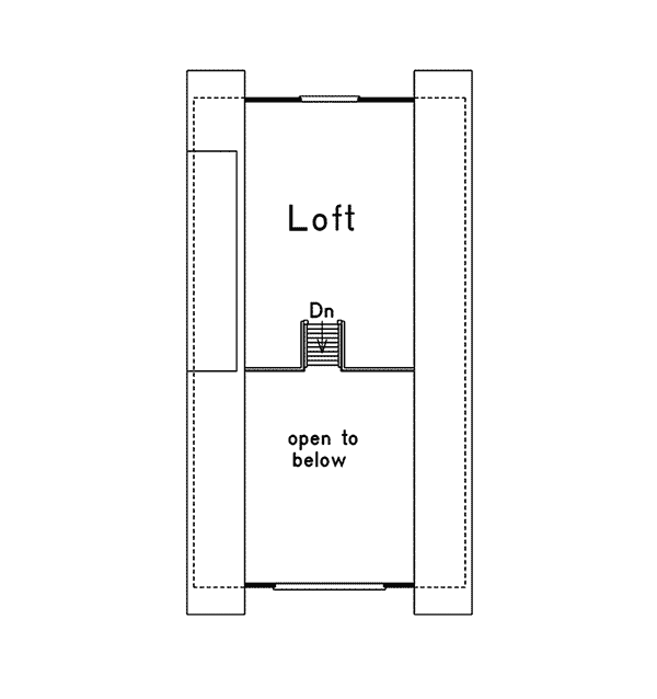 Image Of Second Floor For House Plan 002D-7513