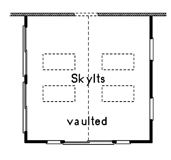 Image Of Large First Floor For House Plan 002D-7518