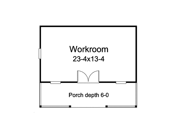 Image Of Large First Floor For House Plan 002D-7520